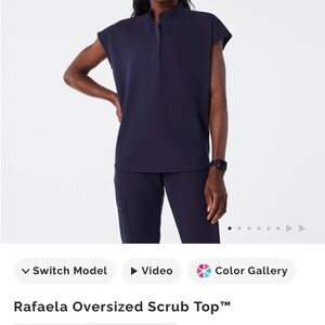 Rafaela Navy Blue Blouse